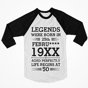 Aangepaste Legenda zijn geboren op de leeftijd van T-shirt