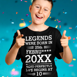 Aangepaste Legenda zijn geboren op de leeftijd van T-shirt