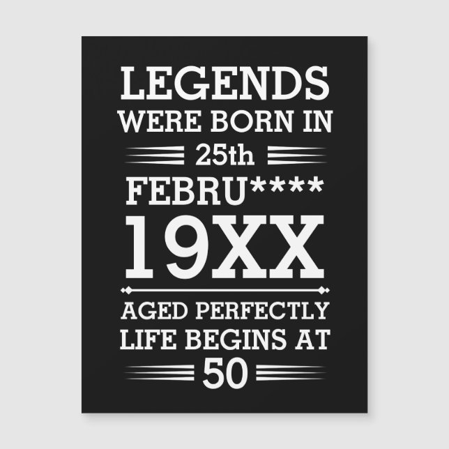 Aangepaste Legenda zijn geboren op maandjaarbasis (Voorkant)