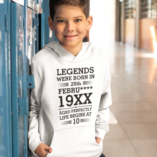 Aangepaste Legenda zijn geboren op maandjaarbasis