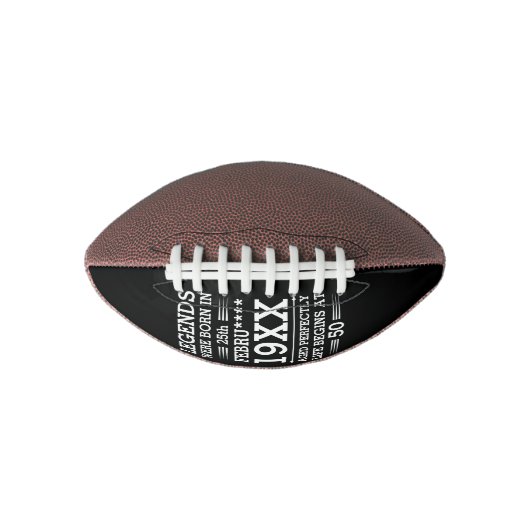 Aangepaste Legenda zijn geboren op maandjaarbasis American Football (Voorkant)