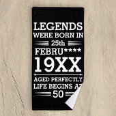 Aangepaste Legenda zijn geboren op maandjaarbasis Badhanddoek