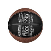 Aangepaste Legenda zijn geboren op maandjaarbasis Basketbal (Voorkant)