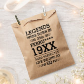 Aangepaste Legenda zijn geboren op maandjaarbasis Bedankzakje (Geknipt)