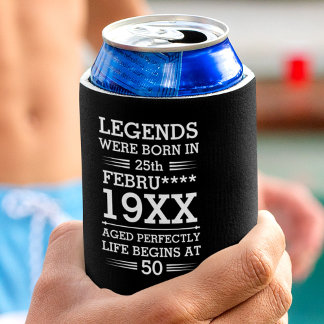 Aangepaste Legenda zijn geboren op maandjaarbasis Blikjeskoeler
