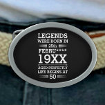 Aangepaste Legenda zijn geboren op maandjaarbasis Gesp<br><div class="desc">Aangepaste legendes zijn geboren op de leeftijd van de maand... kunnen een geweldig ontwerp zijn om je geboortedatum en je leeftijd voor iedereen te shows. Het kan ook een groot cadeau zijn voor elk verjaardagsvolk en het kan een geweldige cadeau zijn voor je vriend en familielid tijdens evenementen of zonder...</div>
