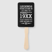 Aangepaste Legenda zijn geboren op maandjaarbasis Handwaaier (Voorkant)