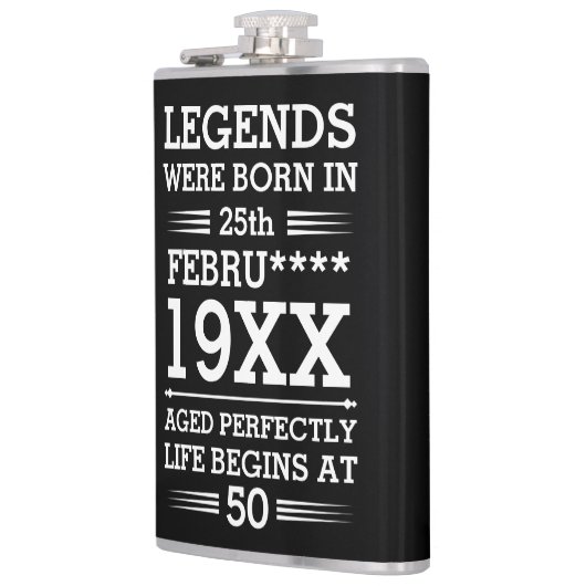 Aangepaste Legenda zijn geboren op maandjaarbasis Heupfles (Links)