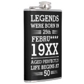 Aangepaste Legenda zijn geboren op maandjaarbasis Heupfles (Rechts)