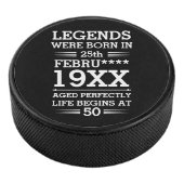 Aangepaste Legenda zijn geboren op maandjaarbasis Hockey Puck (3/4)