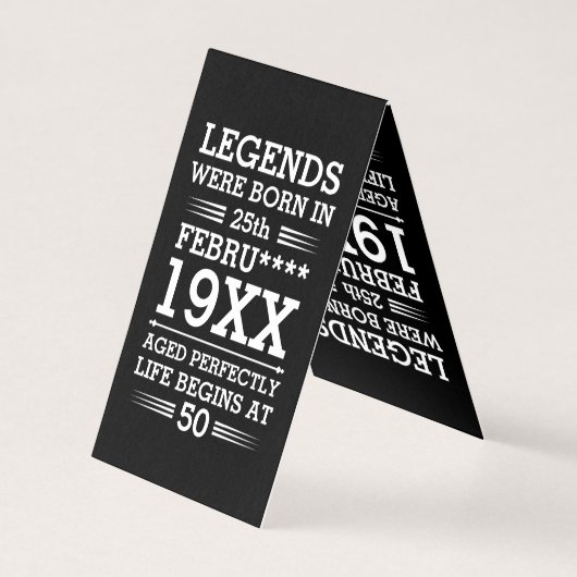 Aangepaste Legenda zijn geboren op maandjaarbasis Kaart (Achterkant)