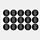 Aangepaste Legenda zijn geboren op maandjaarbasis Labels (Vel)