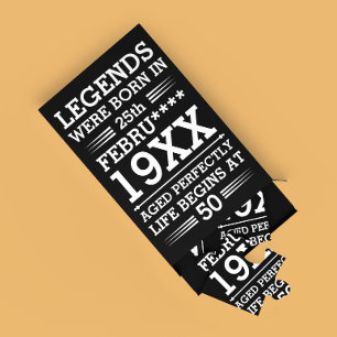 Aangepaste Legenda zijn geboren op maandjaarbasis Legpuzzel