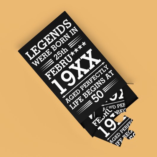 Aangepaste Legenda zijn geboren op maandjaarbasis Legpuzzel