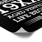 Aangepaste Legenda zijn geboren op maandjaarbasis Poster (Hoek)