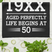 Aangepaste Legenda zijn geboren op maandjaarbasis Theedoek (Gevouwen)