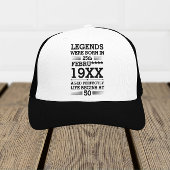 Aangepaste Legenda zijn geboren op maandjaarbasis Trucker Pet