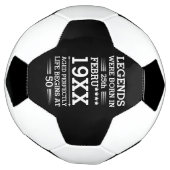 Aangepaste Legenda zijn geboren op maandjaarbasis Voetbal (Gedraaid)