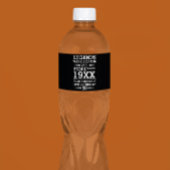 Aangepaste Legenda zijn geboren op maandjaarbasis Waterfles Etiket