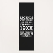 Aangepaste Legenda zijn geboren op maandjaarbasis Yogamat (Voorkant)