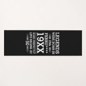 Aangepaste Legenda zijn geboren op maandjaarbasis Yogamat (Voorkant (horizontaal))