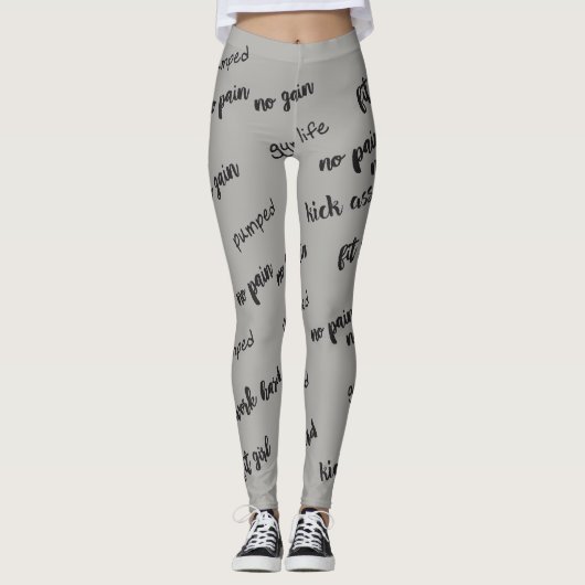 Aangepaste Leggings (Voorkant)