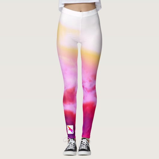 Aangepaste Leggings BIRDS (Voorkant)