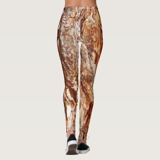 Aangepaste Leggings boomschors ontwerp (Achterkant)