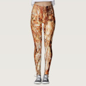 Aangepaste Leggings boomschors ontwerp (Voorkant)