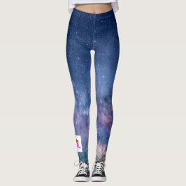 Aangepaste Leggings Chinese draak en sterren
