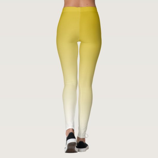 Aangepaste Leggings geel verloop (Achterkant)