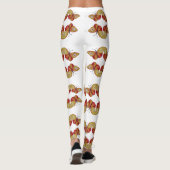 Aangepaste Leggings gele vlinders (Achterkant)