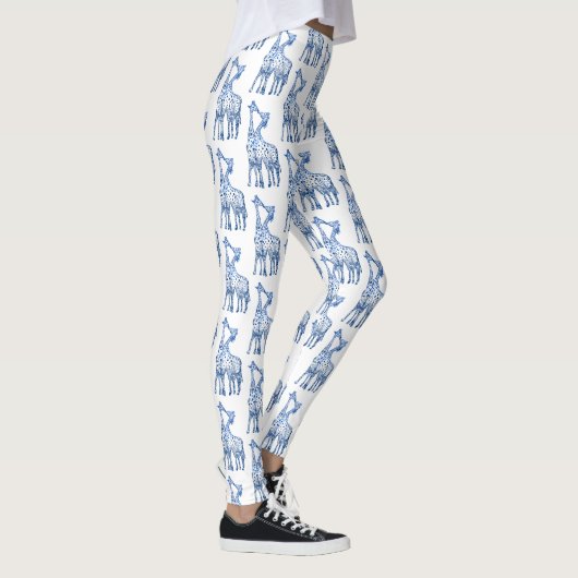 Aangepaste Leggings Giraffes Kus (Rechts)