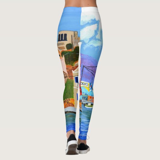 Aangepaste Leggings Griekenland (Achterkant)