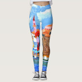 Aangepaste Leggings Griekenland (Voorkant)