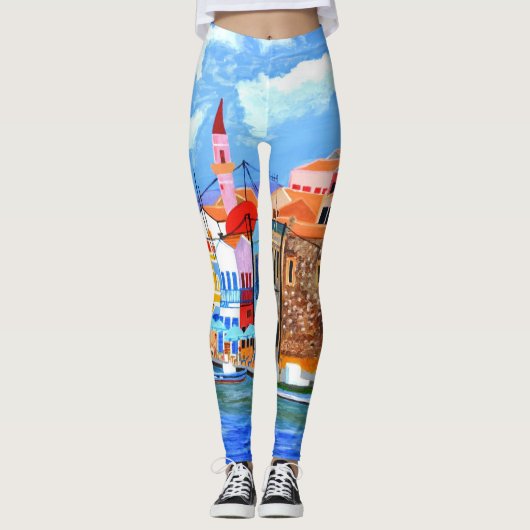 Aangepaste Leggings Griekenland (Voorkant)