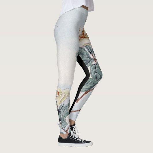 Aangepaste Leggings JAPANSE BLOEMEN (Rechts)