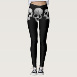 Aangepaste Leggings KANJI FREEDOM AND SKULLS
