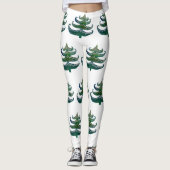 Aangepaste Leggings Kerstbomen (Voorkant)