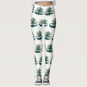 Aangepaste Leggings Kerstbomen (Voorkant)