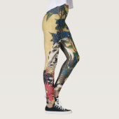 Aangepaste Leggings met Chinees SCHILDEREN (Rechts)