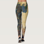 Aangepaste Leggings met Chinees SCHILDEREN (Achterkant)