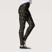 Aangepaste Leggings met gekleurde letters van gekl (Rechts)