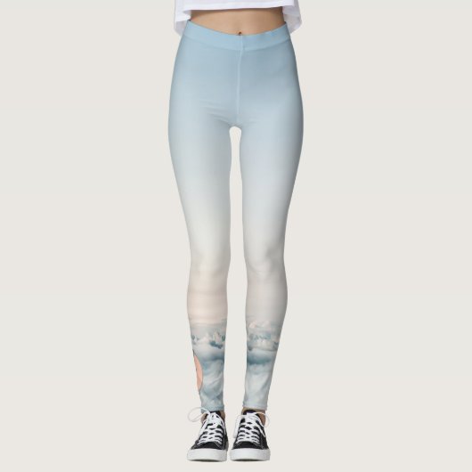 Aangepaste Leggings met monogram (Voorkant)