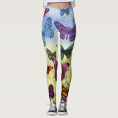 Aangepaste Leggings MET VLINDERS (Voorkant)