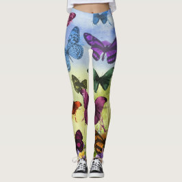 Aangepaste Leggings MET VLINDERS