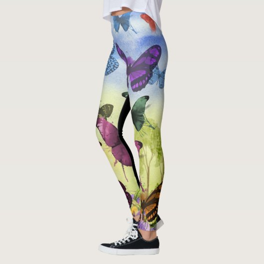 Aangepaste Leggings MET VLINDERS (Links)