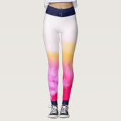 Aangepaste Leggings NACHTSKY EN DAYBREAK (Voorkant)