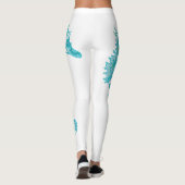 Aangepaste Leggings Seahorse art (Achterkant)