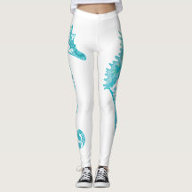 Aangepaste Leggings Seahorse art